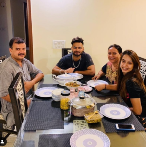 a group of people sitting at a table